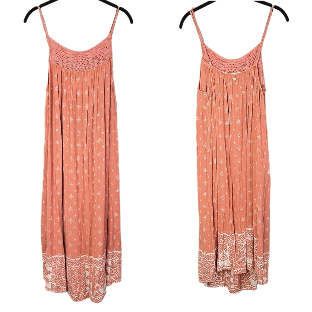 Rip Curl Women's South Wind Border Midi Dress Size Medium